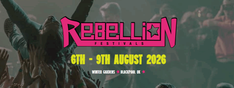 Rebellion Festival, Blackpool – Friday 7th August 2026